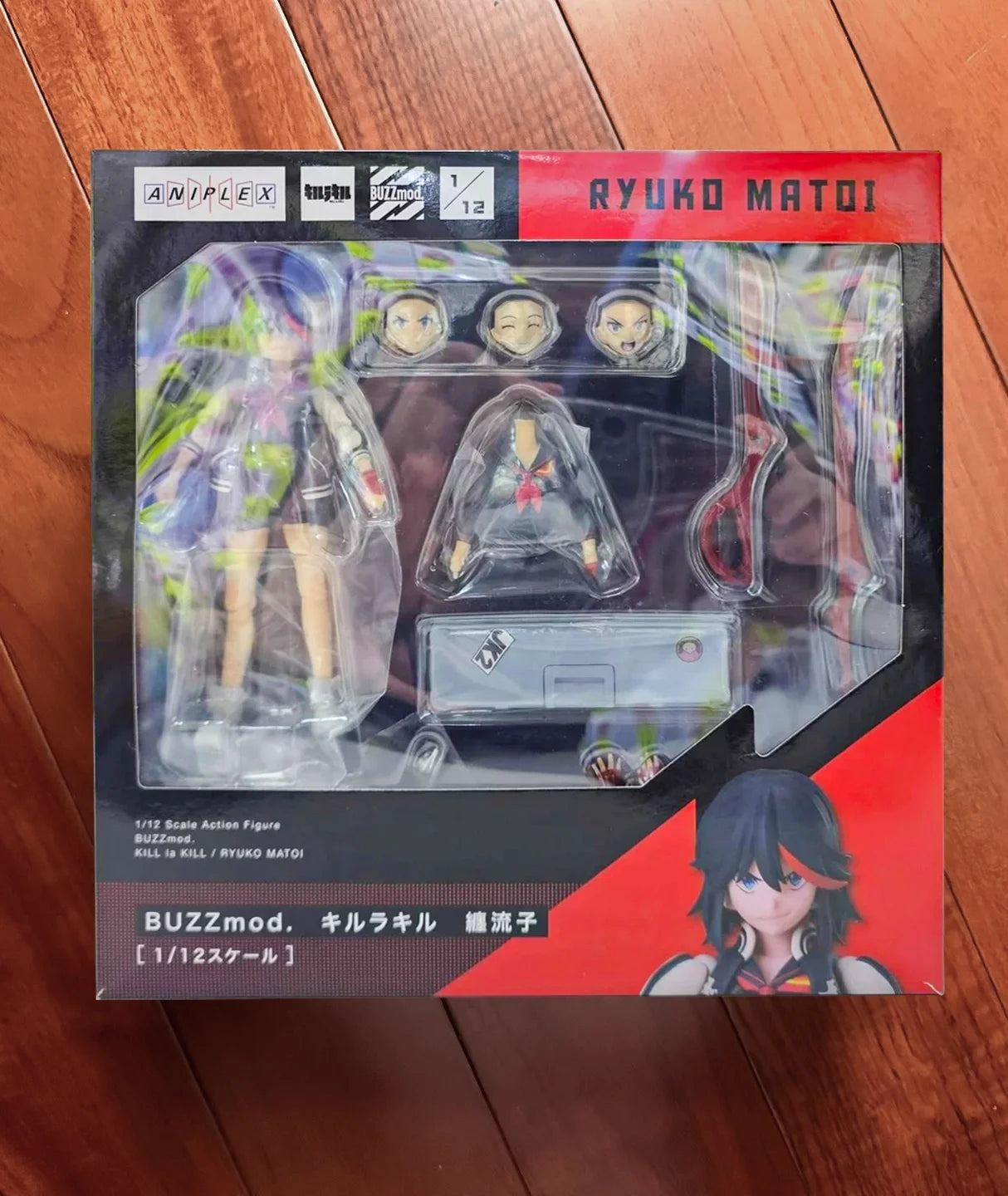 In Stock Aniplex BUZZmod Matoi Ryuuko Movable Model Toys 1/12 Scale Action Figure Kill La Kill