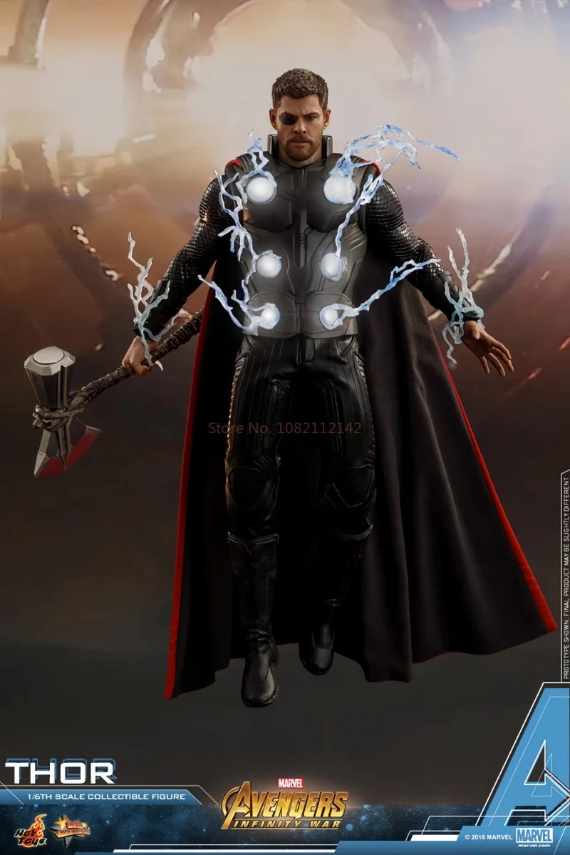 Hot Original Hot Toys  Avengers Infinity War Thor Odinson God Of Thunder Action Figurestatue Ht Mms474 Model Collection Toy Gift