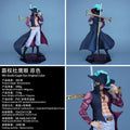 New 28cm ONE PIECE Anime Figures Dracule Mihawk Figures Eagle Eye Display PVC Model Statue Collectible Decoration Boys Toy Gifts