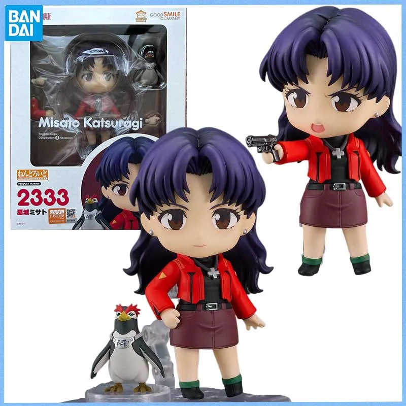 GOOD SMILE COMPANY NENDOROID Genuine EVA Katsuragi Misato figure Movable toy Anime Peripheral Action Figures Doll for Collectors