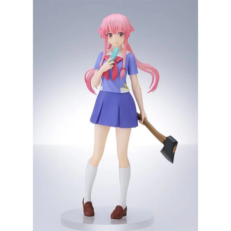 Original GSC Pop Up Parade Future Diary Pop Up Parade Yuno Gasai Yuno Gasai Limited Ver. Anime Figures Model Customized Gifts