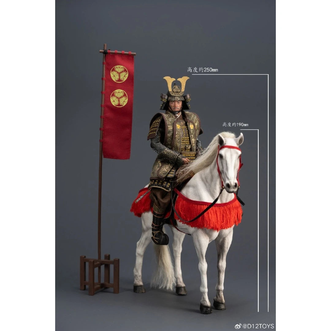 D12TOYS 1/12 6in Action Figure Palm Collection Series Japanese Shogun Samurai Toy gift decoration