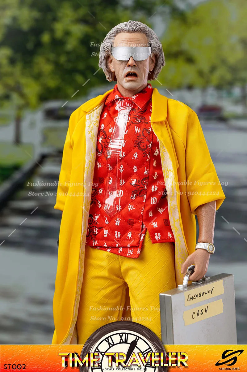 Saturn Toys ST002 1/6 Men Soldier Time Traveler Crazy Scientist Full Set 12Inch Action Figure Model Collectible Dolls