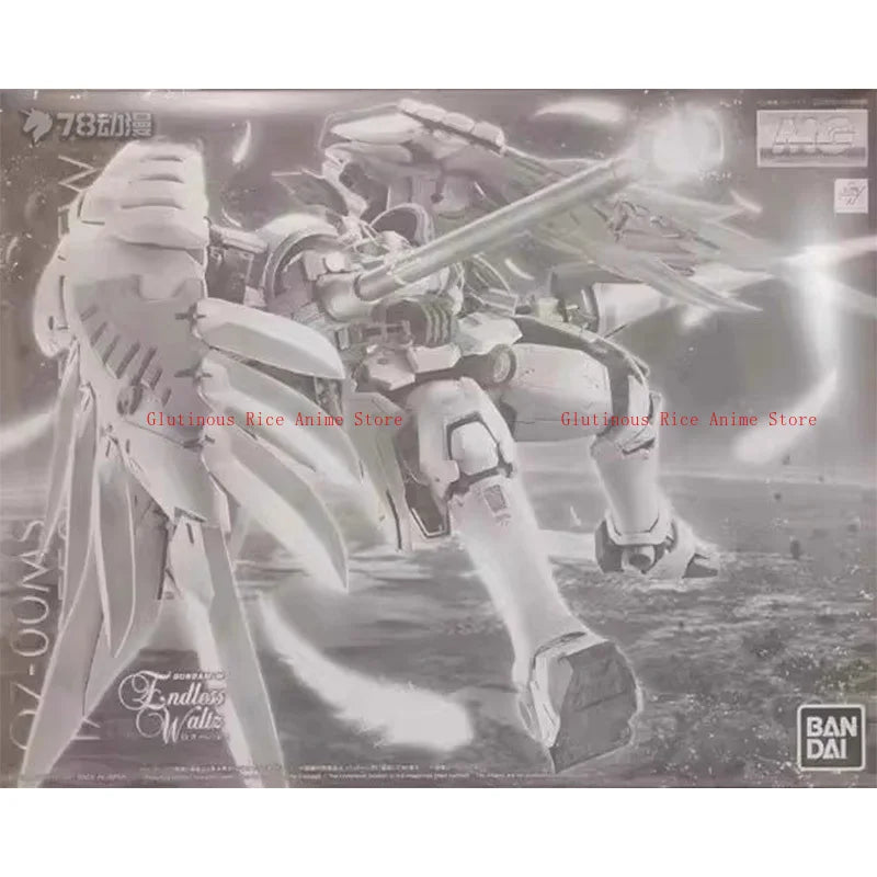 Bandai MG 1/100 pb limit GUNDAM OZ-00MS TALLGEESE FLUEGEL EW model Kit Anime Action Fighter assembly model toy gift for kids