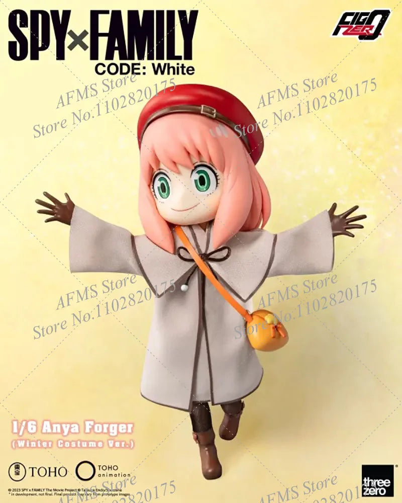 Threezero 3A 3Z07810M0 1/6 Scale Collectible Figure Anya Forger Kawaii Anime Girl 12" Full Set women Soldier Action Figure Toy