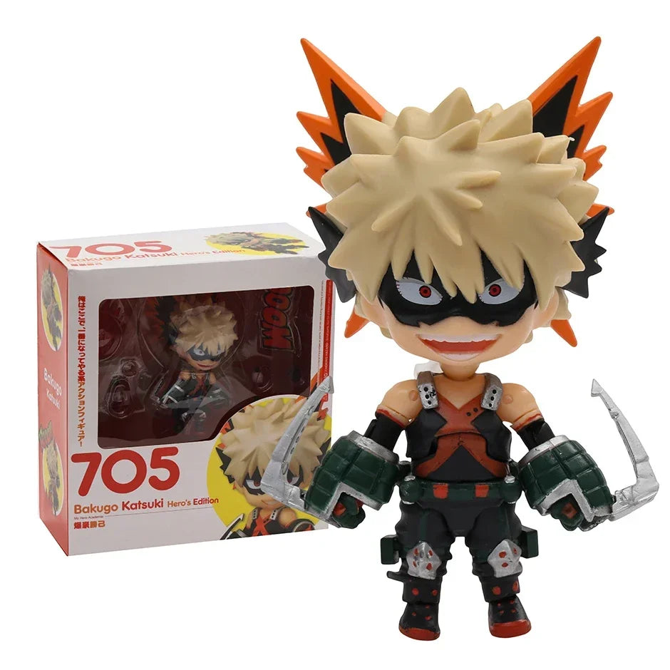 Bakugo Katsuki 705 Izuku Midoriya 686 Todoroki Shoto 1112 Cute Action Figure Face Changeable Collection Model Doll Gift