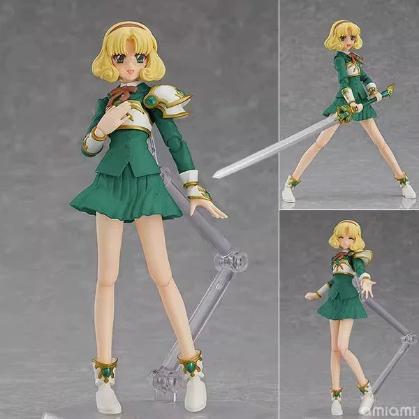 In Stock Figma Max Factory Magic Knight Rayearth 360 Ryuuzaki Umi Anime Peripheral Figure Movable Model Ornamental Ornaments Toy