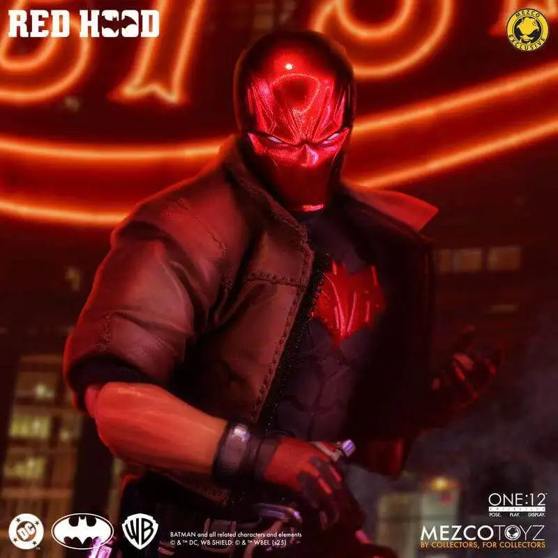 Brand New Original Mezco Toyz Red Hood 1:12 Limited Edition NYCC 2025 Jason Todd Batman Anime Action Figures Model Toy