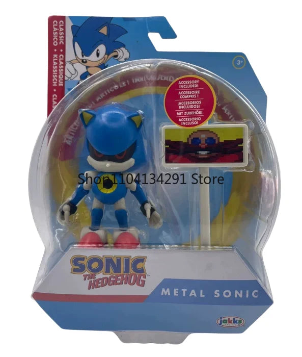 Original JAKKS Sonic The Hedgehog 5-inch Articulated Action Figure Collectible - Rare Birthday Gift for Kids