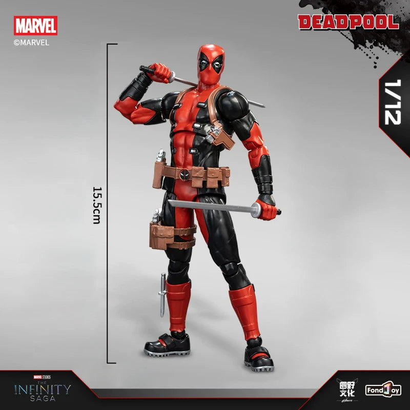 Fondjoy Deadpool Marvel Hero Quickly Assemble Building Blocks Model Plastic Kit Children's Assembly Toy Gift Puzzle Education