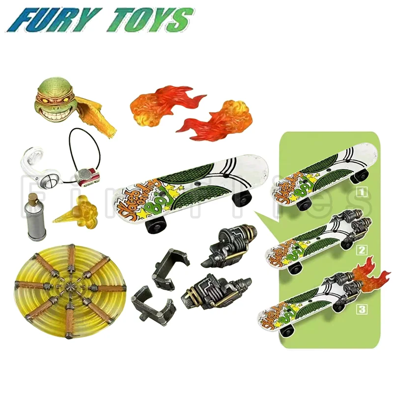 1/12 5inches Fury Toys Action Figure Wave 3 Rage Samurai Force Summer Anime Model
