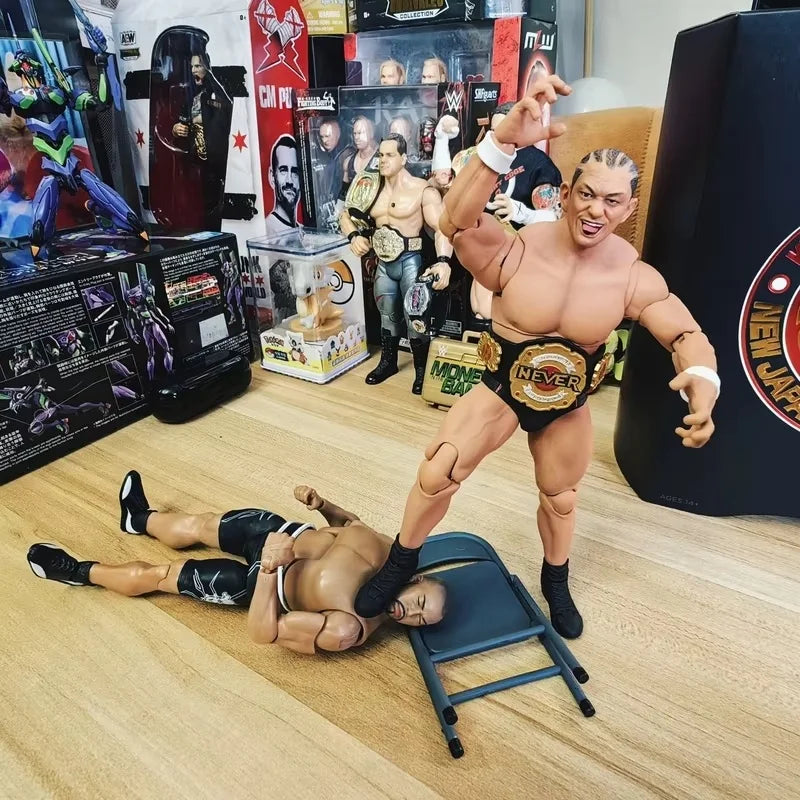 Super7 New Japan Pro Wrestling Bushi Hiromu Takahashi Tetsuya Naito Series 2 NJPW Ultimate Edition 7 Inches