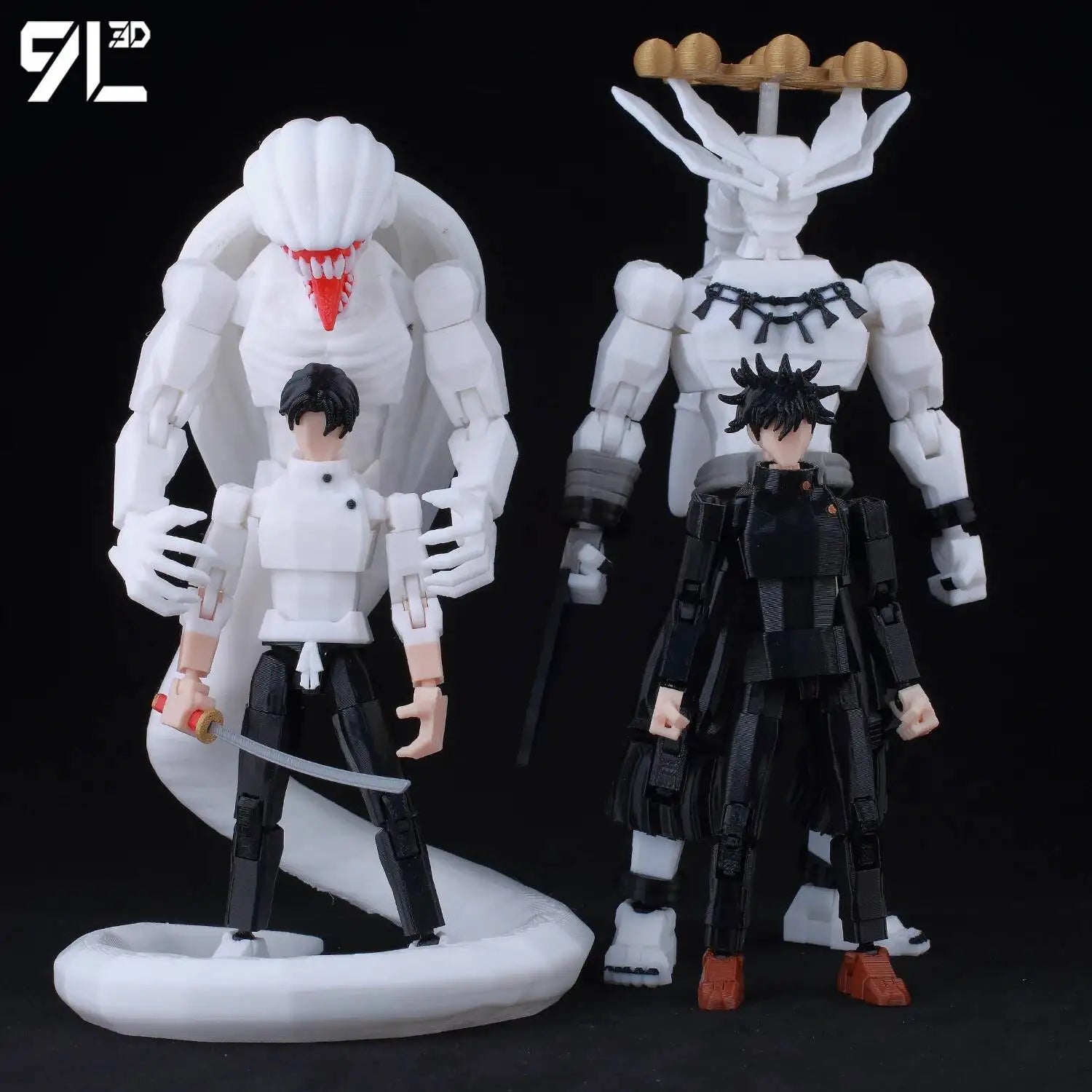 9L3D Gedruckt Lucky Dummy 13 Jujutsu Kaisen Gojo Satoru Toji Yuji Sukuna Anime Action Figuren Mannequin Yuuta Rika Modell T13 Spielzeug