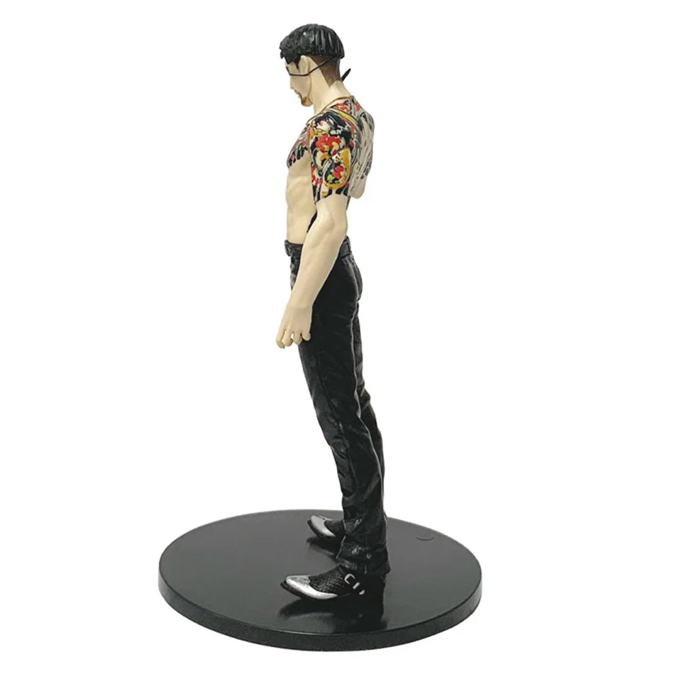 In-Stock 17cm Yakuza Series Goro Majima Anime Action Figure (PVC Material) - Collectible Model Toy, Halloween Gift