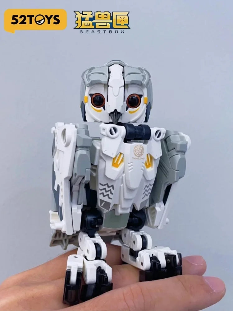 52toys Beast Box Chimelong Octopus Wild Boar Owl Transformation Mobile Model Trendy Handheld Action Figure Toy