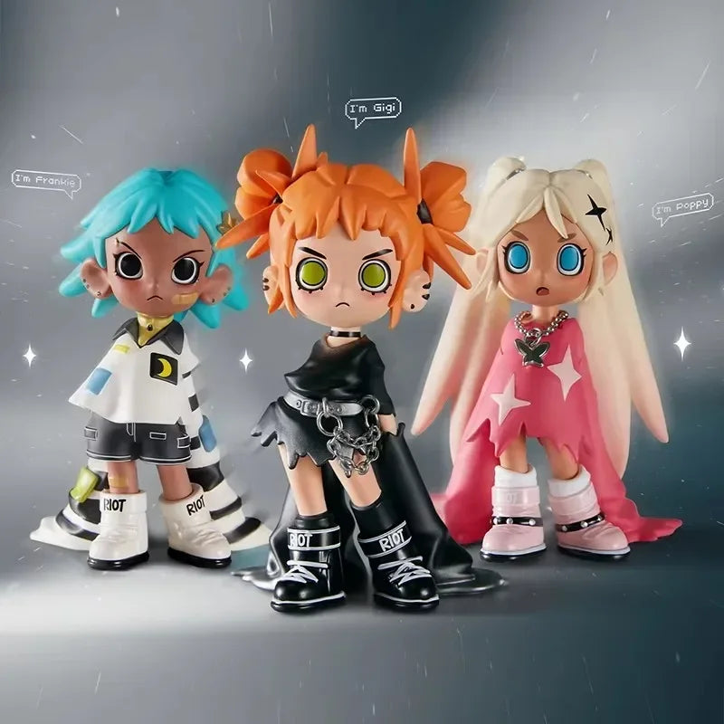 POP MART Lil Peach Riot: Loading!-Serie Blindbox-Spielzeug Kawaii Anime-Actionfigur Überraschungs-Mystery-Box Puppen Mädchengeschenk