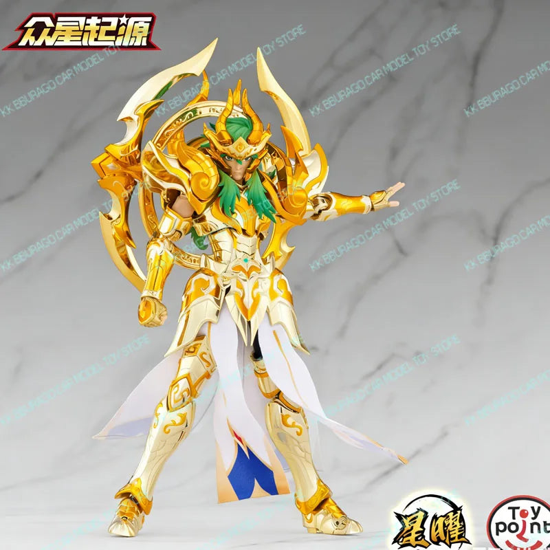 Toypoint/Tp Saint Seiya Action Figure Capricorn Shura Myth Cloth Gold Knights Accessory Model Kit Collectible Level Figurines