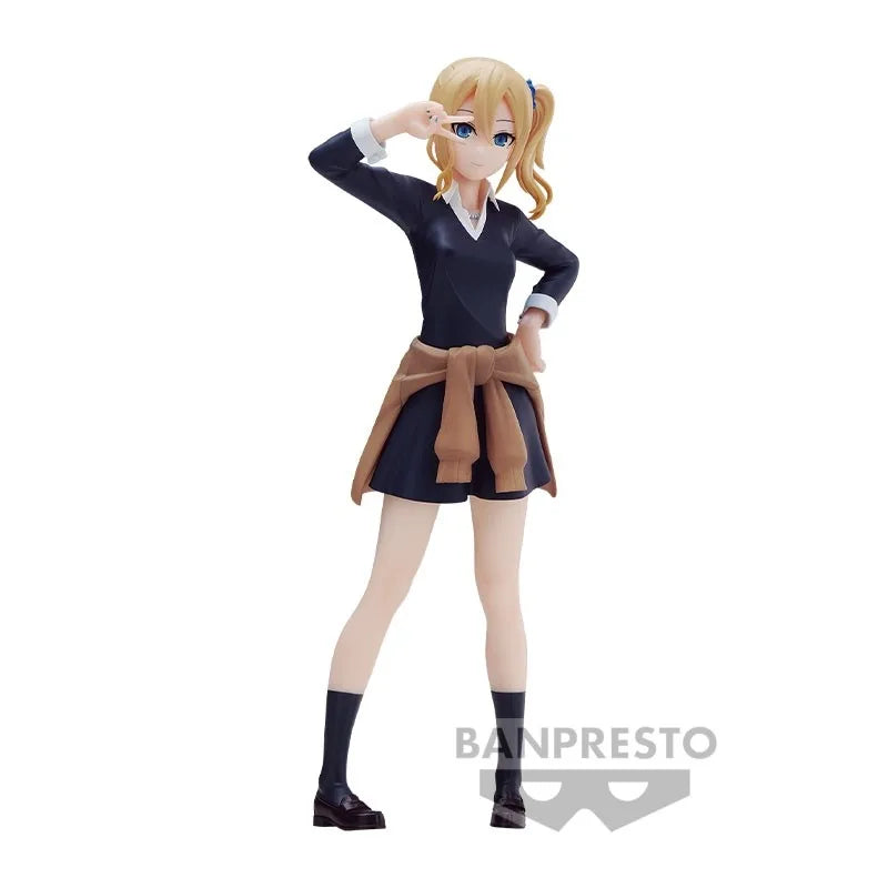 Banpresto In Stock Kaguya Sama Love Is War Fujiwara Chika Shinomiya Kaguya Hayasaka Ai Kyunties Action Figure Model Girls Gifts