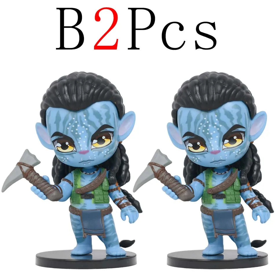 New popular Avatar: Fire and Ash cute Q-version figurine Jake Sully Neytiri PVC Figure Model Toys birthday gift Christmas gift