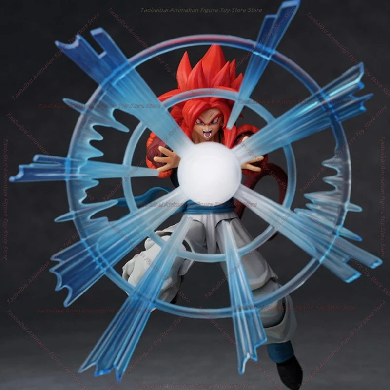Tonsen/KAMIONE Studio Dragon Ball Series SHF Fusion Warrior SSj4 Gogeta 1/12 Action Figure Anime Character Figure