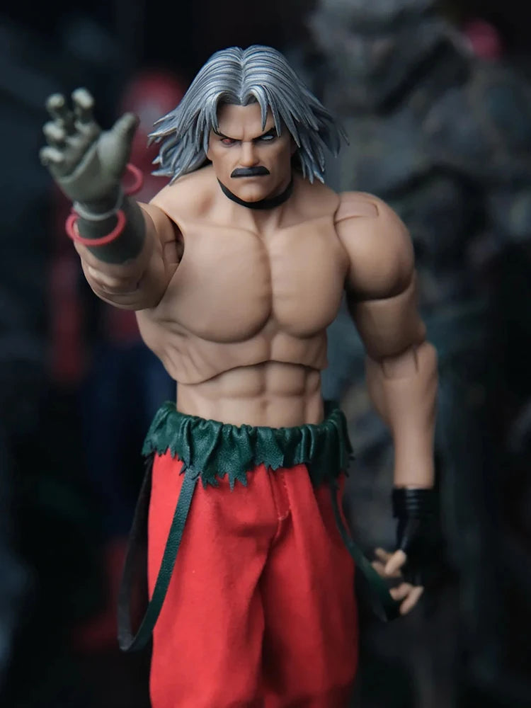 Tunshi Studio The King Ts-015 SHF 97 Sun God Orochi Rugal 1/12 Scale Poseable Action Figure Collectible Game Peripherals Model