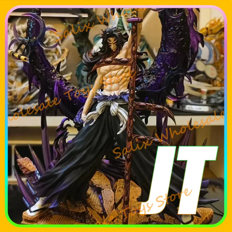 JT Statue 45cm Demon Slayer Kokushibo Anime Figure Model Figurine Pvc Statue Gk Statue Collection Model Decoration Gift Toy
