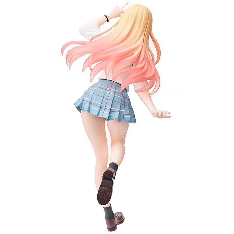 My Dress Up Darling Kitagawa Marin Anime Figure PVC Collection School Uniform Liz Devil Style Desktop Ornaments Model Toys Gifts