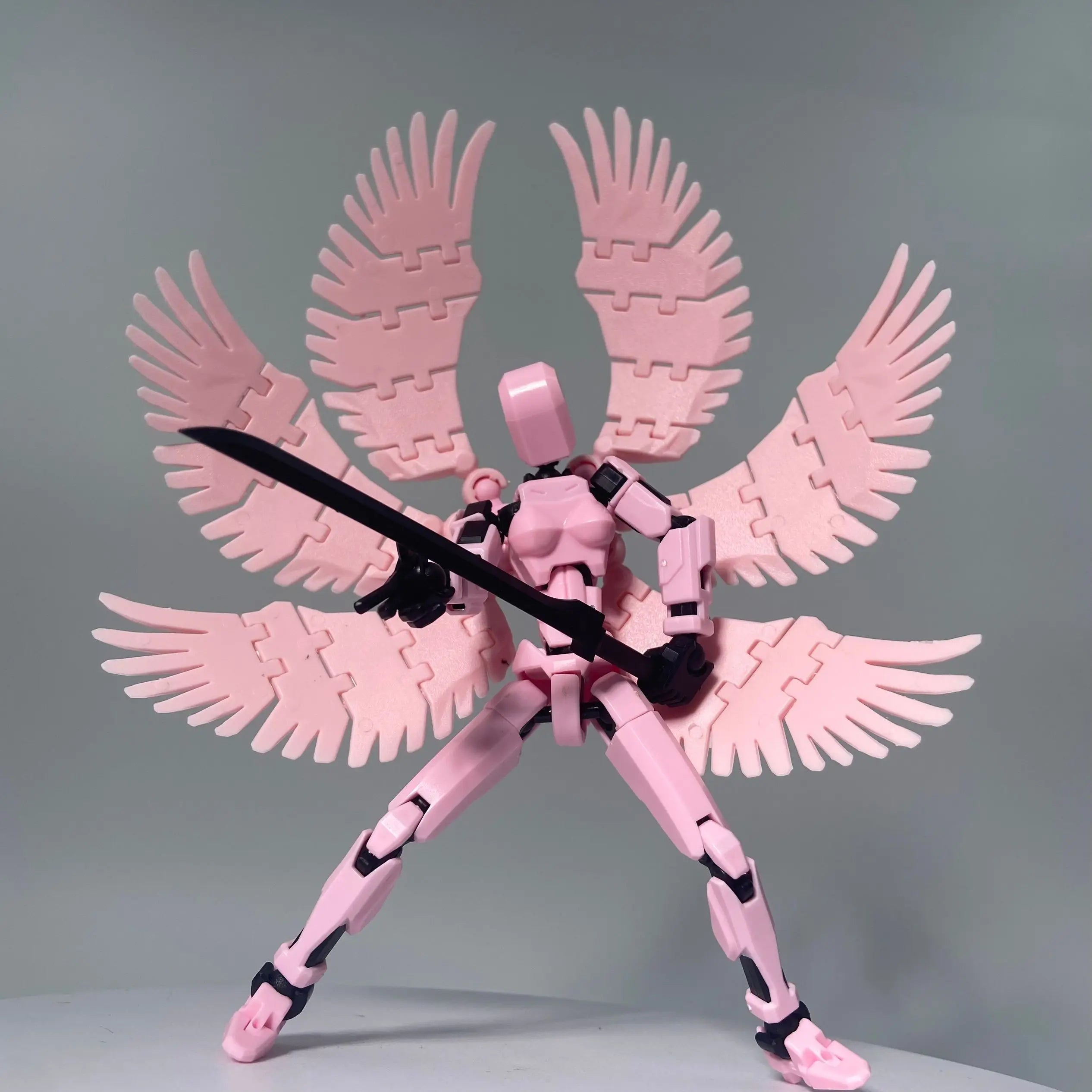 Dummy13 Series Eight-Winged Angel Colorful Hand Office Cheap Three-Dimensional Multi-Joint Movable Action Figure Assembly Model