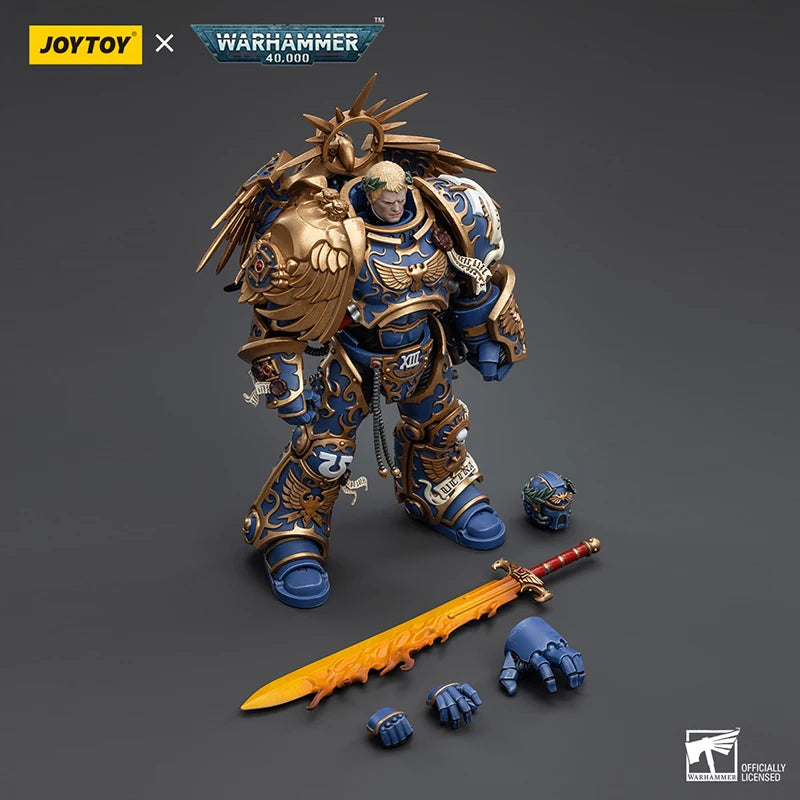 Joytoy Dark Source Warhammer 40k Ultramarines Primarch Roboute Guilliman 1:18 Mobile Soldier Figure Desktop Ornaments Statue