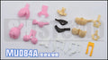 SH MU084A MU084B PUNI MOFU 1/12 Pretty Cat Rabbit Girl Cute Sweet Expression GK Conversion Parts  For 6in Action Figure DIY