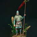 1/24 Norman Warrior, 1066, 75mm, Resin Model figure, War theme, Unassembled and unpainted kit
