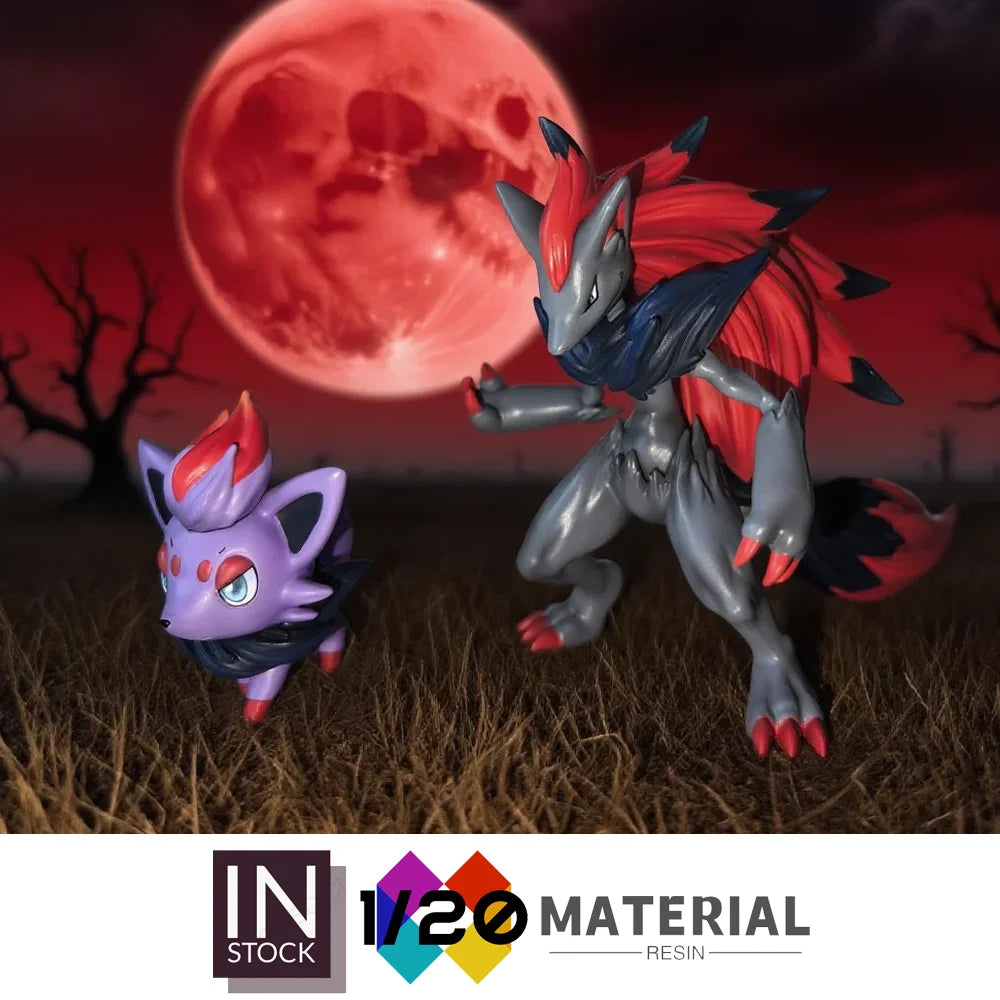 [In Stock]1/20 Resin Scale World [WONDER] - Zorua & Zoroark [Split RE-MENT]