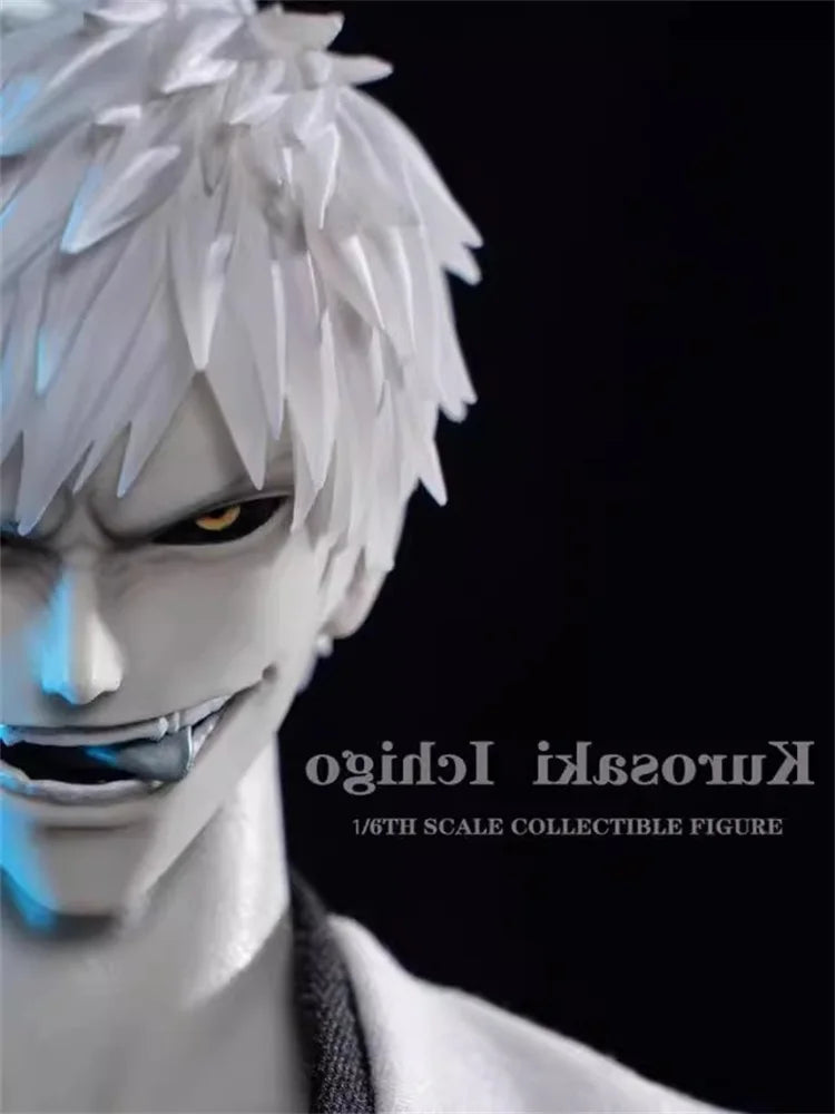 GAMETOYS GT-004 1/6 Male Soldier White Lord Void White Ichigo Double Head Carving Full Set 12'' Action Figures Model In Stock