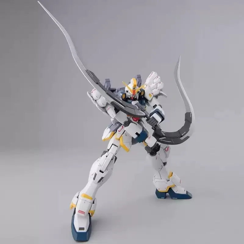Bandai Genuine GUNDAM MG Action Anime Figure EW Sandrock Gundam Assemble Toy for Boys Girls Kids Gift Collectible Model