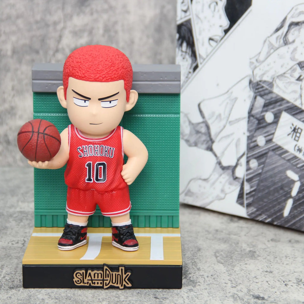 5pcs set Slam Dunk Anime FiguresSakuragi Hanamichi Rukawa Kaede Akagi Takenori Figurine PVC Statue Doll Figure Model Toys Gifts
