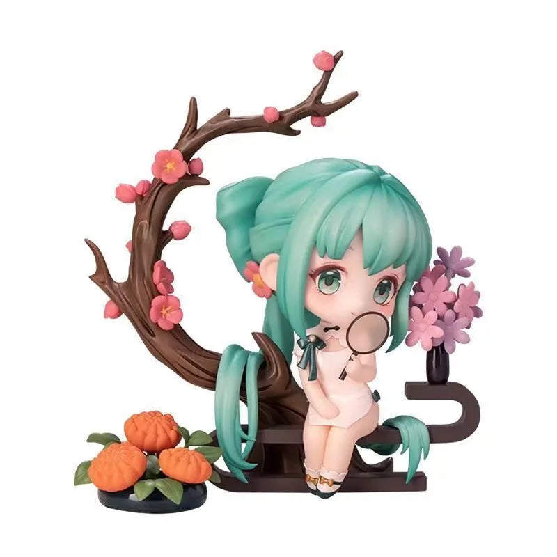 In Stock Original Myethos Hatsune Miku Q Ver Figure Shao Hua Shao Shi Anime Action Figurine Pvc Cute Model Statue Toy Xmas Gift