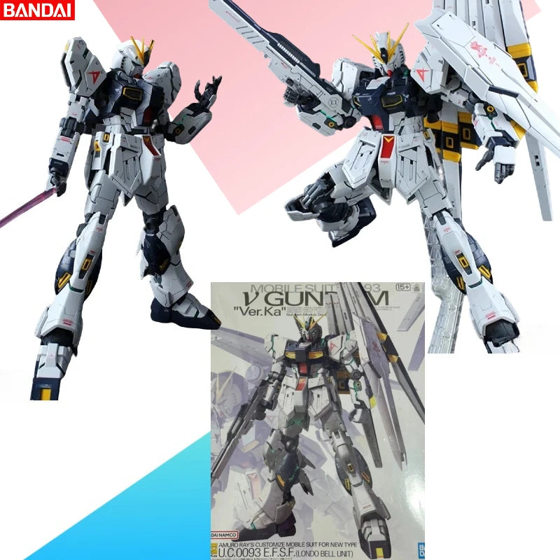 【IN STOCK】BANDAI MG 1/100 RX-93 ν GUNDAM Ver.Ka Char's Counterattack Assembly Model Collectible Gift