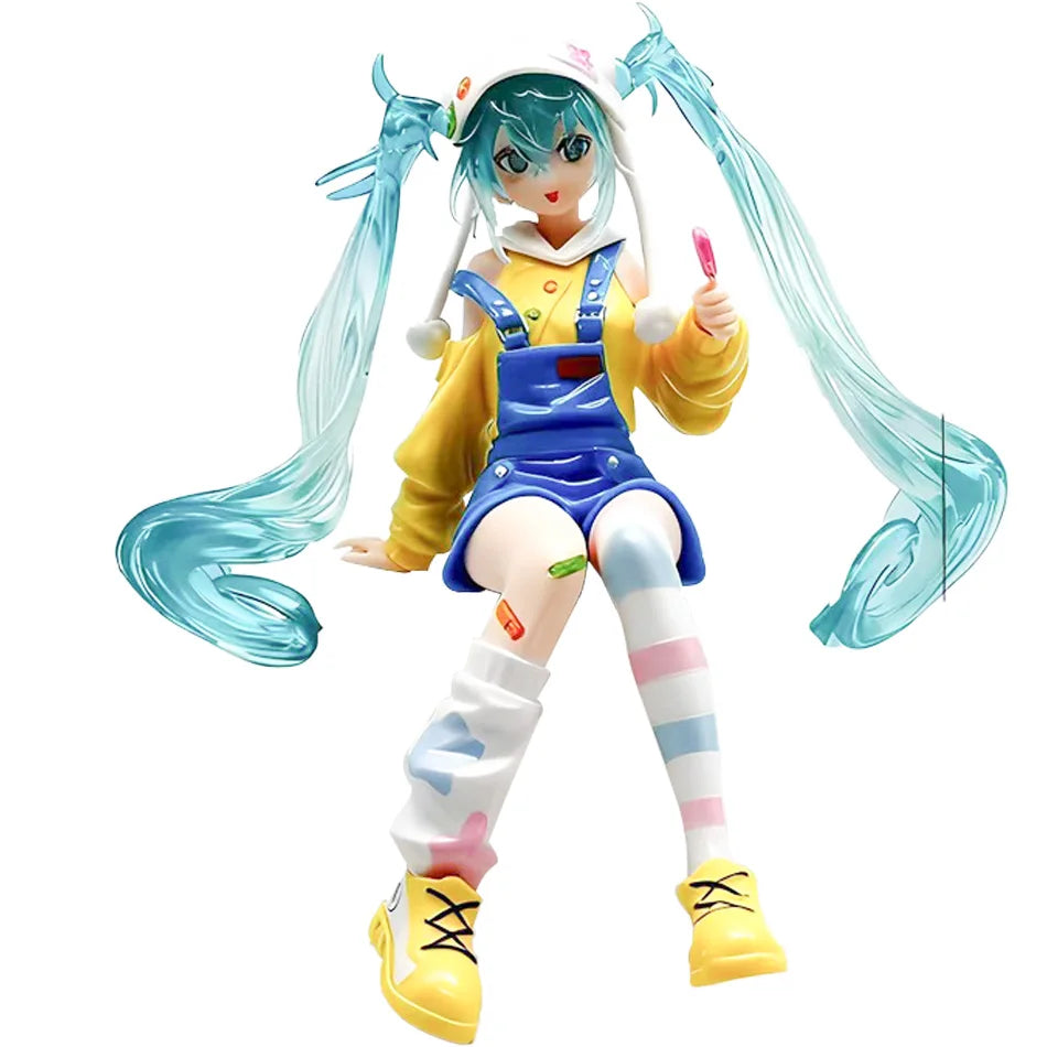 2 Pcs Anime Figure Set 14-20cm Four Leaf Grass Fairy with Sweet Affection Tokyo Kimono Design Action Toys PVC Collection Models