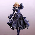 24cm Anime Fate Saber Dress dress Statue model.PVC material.Desktop decoration GK Collection handmade model.toy gift kid