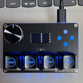 4+4 Tasten SayoDevice O3C++ OSU Rapid Trigger Magnetic Linear OUTEMU Magnetic Pink Switches Tastaturknopf Bildschirmkopie Shotcut