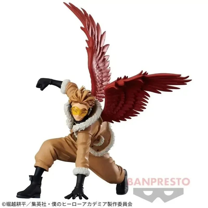 Auf Lager Original BANDAI BANPRESTO My Hero Academia THE AMAZING HEROES PLUS HAWKS Ver. PVC Anime Actionfiguren Modell Spielzeug Geschenke