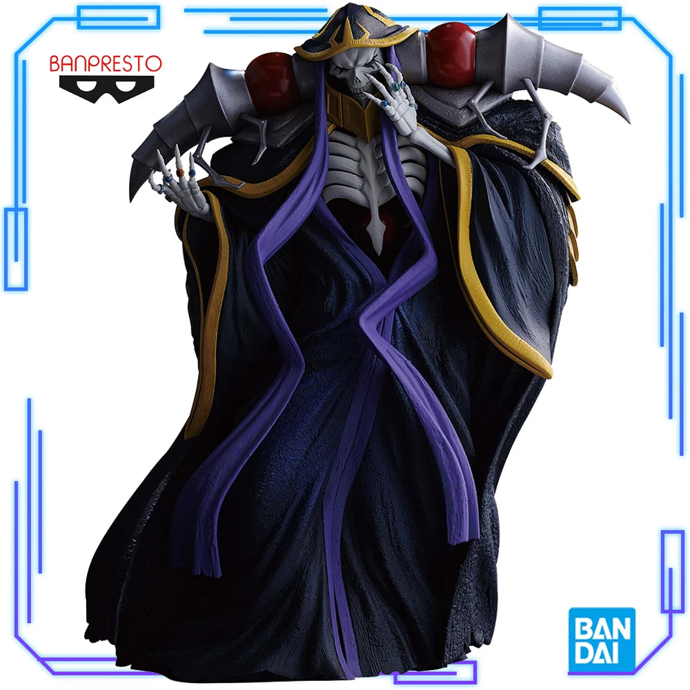 In Stock Bandai Original Genuine Banpresto Anime Overlord IV Ainz Ooal Gown 22cm Collection Model Toy Figures Birthday Gift