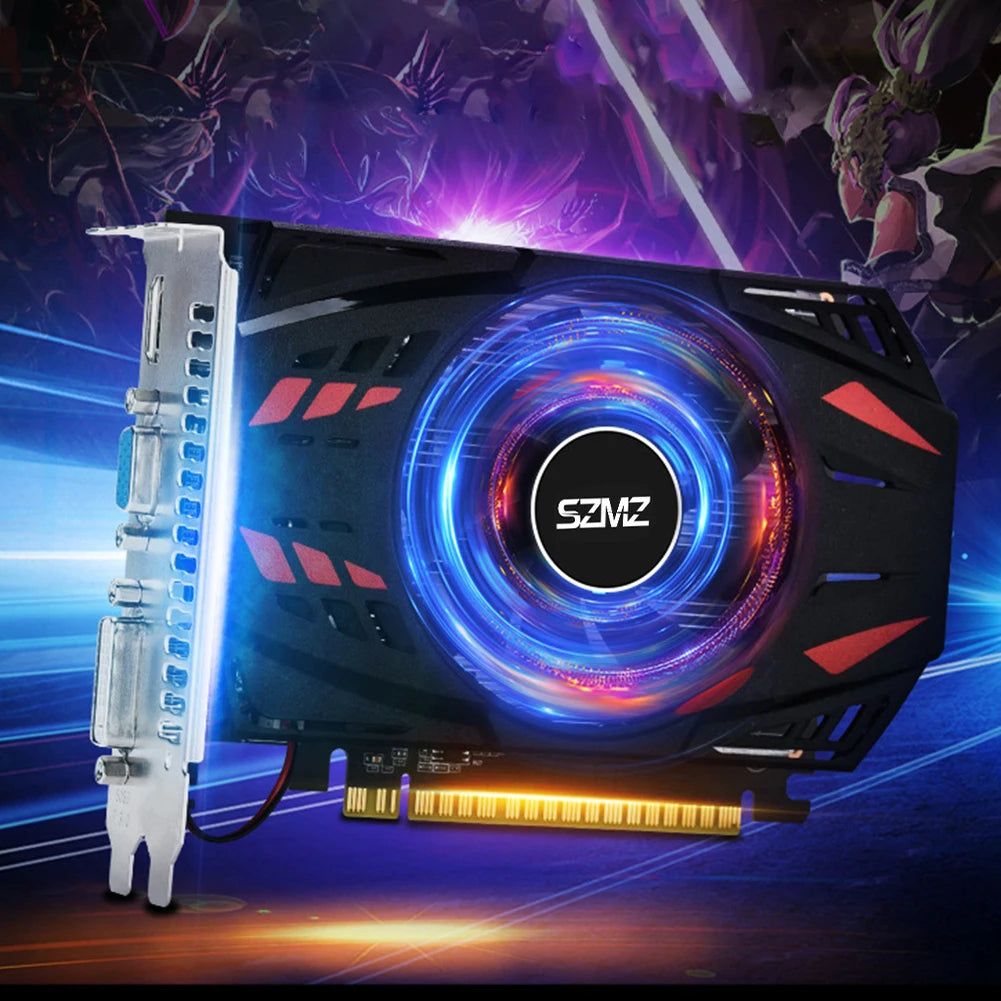GT730 Desktop-Grafikkarte HD + VGA + DVI DDR3 4 GB Computergrafikkarten PCI-E2.016X Gaming-Grafikkarte 128 Bit mit Lüfter