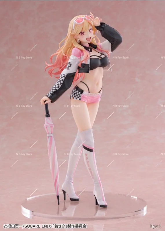 Original ANIPLEX My Dress-Up Darling 23cm Marin Kitakawa Racing Girl Collection of Action Figures Model Birthday Gifts Statuette