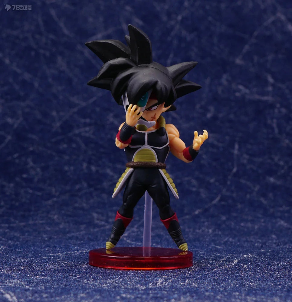 6Pcs/1Set WCF BANDAI Anime Dragon Ball Son Goku Burdock Series Figure Karifura Broli Set Model Toy Gift Collection Aciton Figure