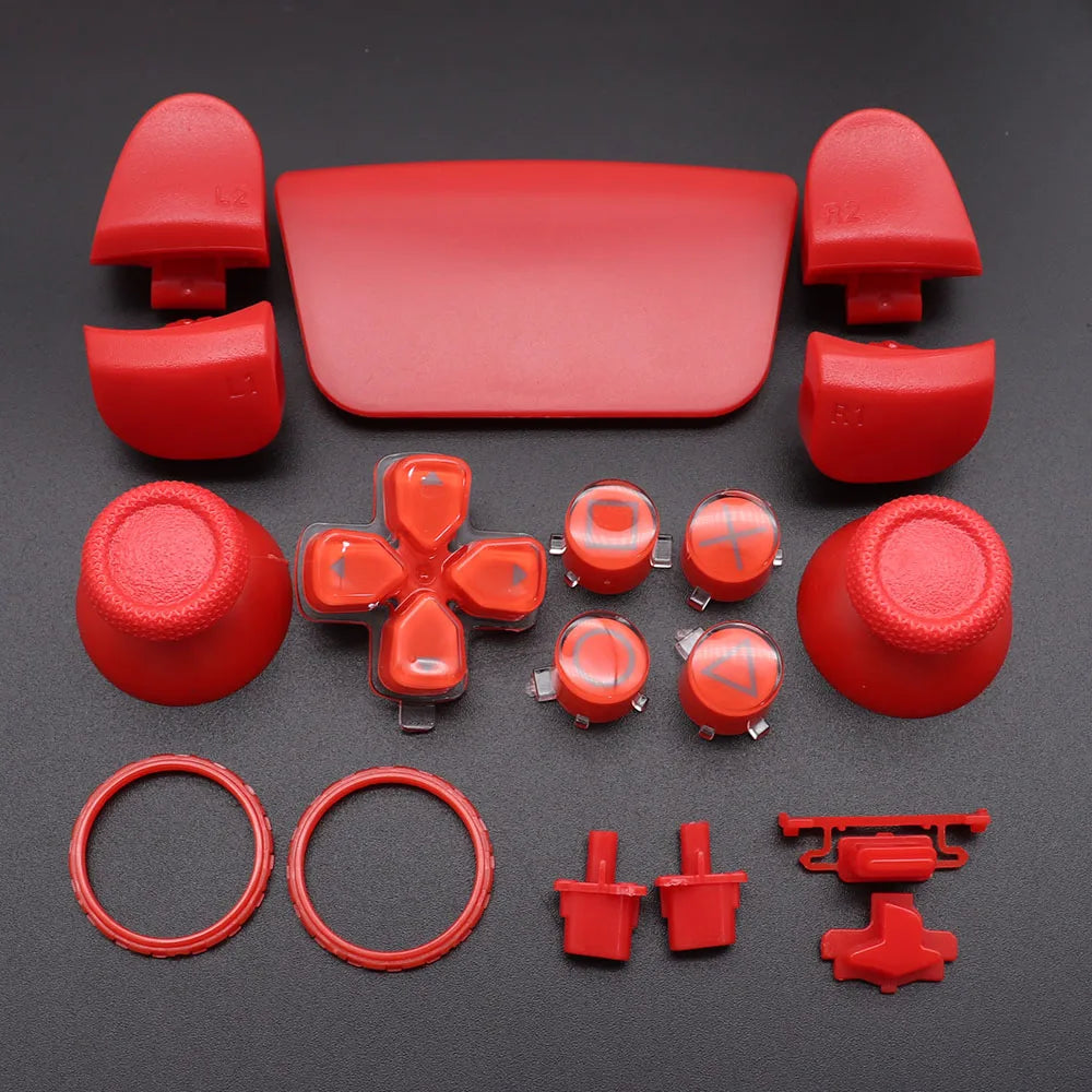 Ersatztasten-Set D-Pad L1 R1 L2 R2 Trigger-Taste Schlüssel-Akzentring für PS5 V3 3.0 BDM-030 Controller