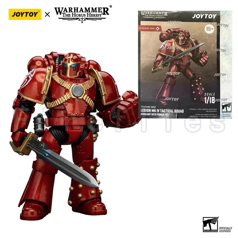1/18 JOYTOY Action Figure The Horus Heresy Thousand Sons Legion MK IV Tactical Squad Khenetai Occult Cabal Librarian Consul