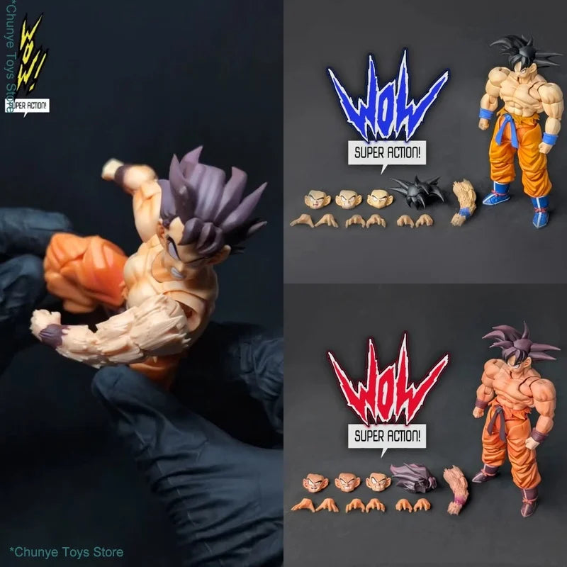 Wow Studio Dragon Ball Z Son Goku Vegeta Actionfiguren – Legendäre Super-Saiyajin-Anime-Figur, Modellspielzeug, Geschenke für Sammler