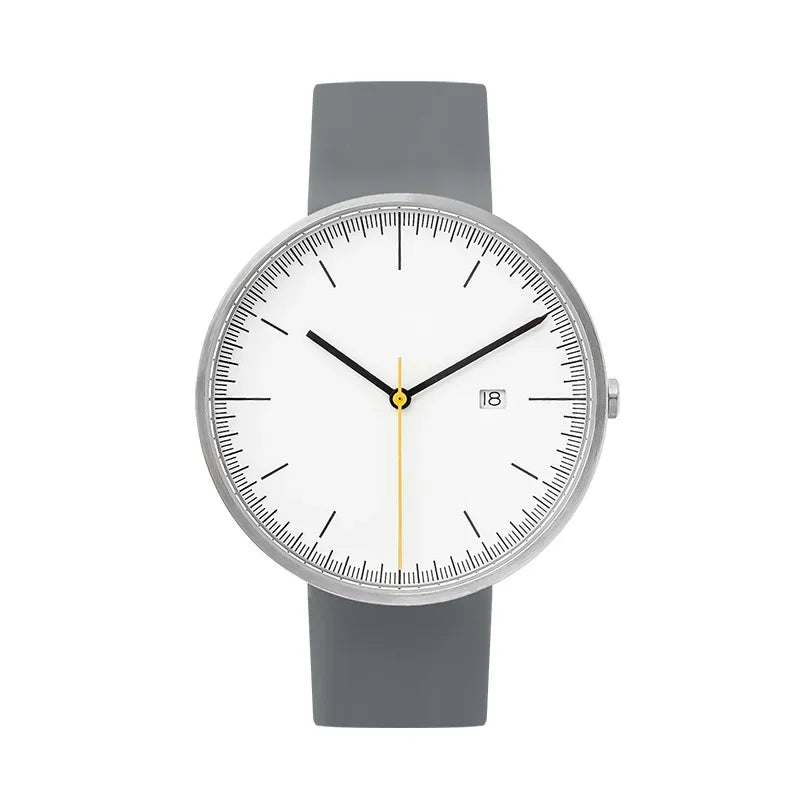 Design Sense Watch B202 Schlichte Herrenuhr im trendigen Retro-Design, wasserdicht, Edelstahl