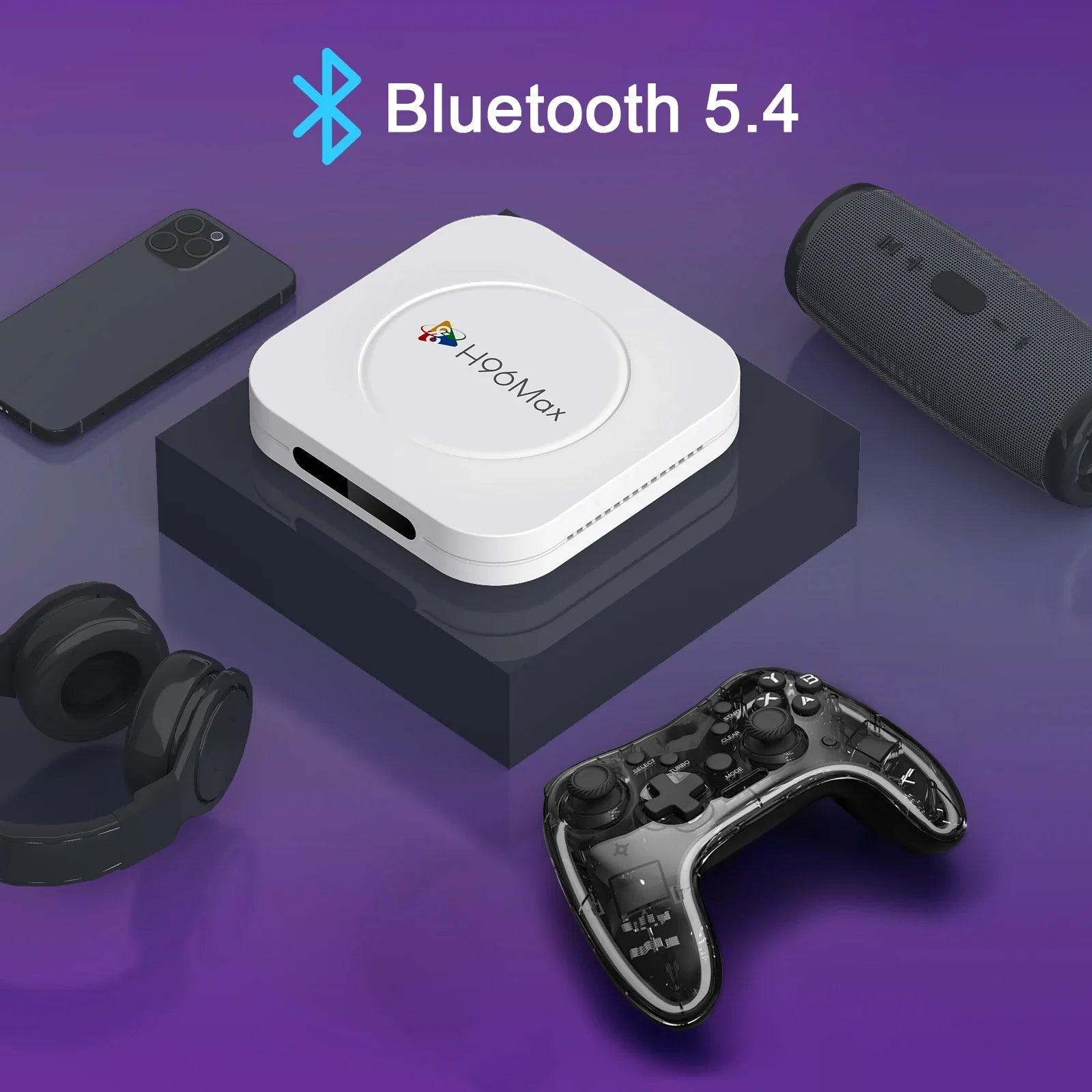 Smart TV Box H96 MAX M1 PLUS Android 14 TV Box Wifi6 Unterstützung 4K 8K Video Set-Top-Box Stimme Assistent Media Player 4GB 32GB 128GB